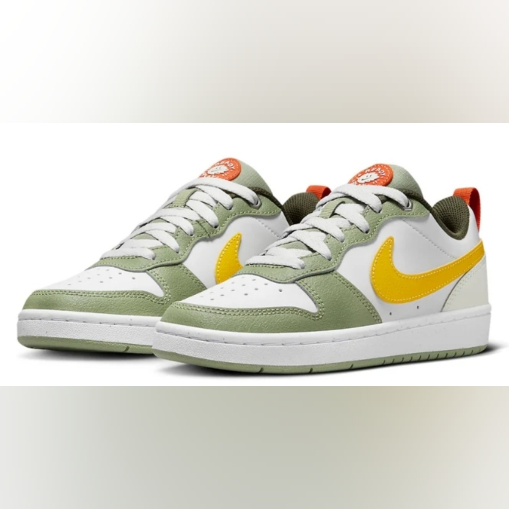 Nike Court Borough Low 2 SE GS 'Ready, Play!' Sneakers Size 4Y MSRP $75